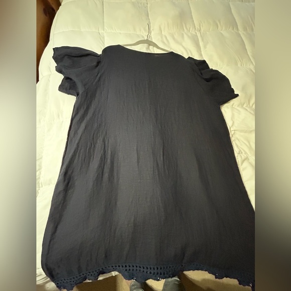 Bellambra Italy Linen Crochet Plus Size Dress Swimsuit Coverup - Picture 9 of 9